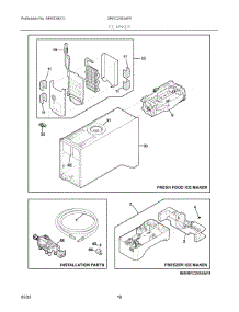 09 - Ice Maker parts for Electrolux Refrigerator GRFC2353AF5 from AppliancePartsPros.com