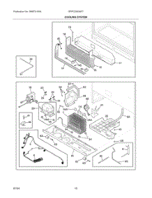 06 - Cooling System parts for Electrolux Refrigerator GRFC2353AF7 from AppliancePartsPros.com