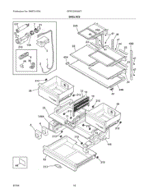 05 - Shelves parts for Electrolux Refrigerator GRFC2353AF7 from AppliancePartsPros.com