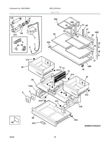 05 - Shelves parts for Electrolux Refrigerator GRFC2353AFA from AppliancePartsPros.com
