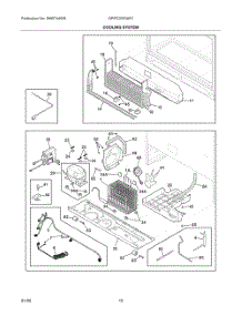 06 - Cooling System parts for Electrolux Refrigerator GRFC2353AFC from AppliancePartsPros.com