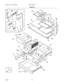 05 - Shelves parts for Electrolux Refrigerator GRFC2353AFC from AppliancePartsPros.com