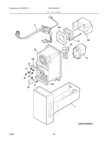 08 - Ice Container parts for Electrolux Refrigerator GRFC2353AFD from AppliancePartsPros.com