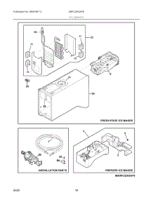 09 - Ice Maker parts for Electrolux Refrigerator GRFC2353AFD from AppliancePartsPros.com