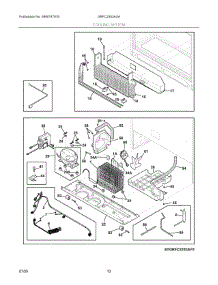 06 - Cooling System parts for Electrolux Refrigerator GRFC2353AXA from AppliancePartsPros.com