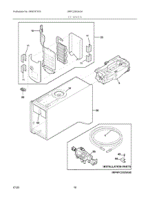 09 - Ice Maker parts for Electrolux Refrigerator GRFC2353AXA from AppliancePartsPros.com