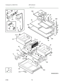 05 - Shelves parts for Electrolux Refrigerator GRFC2353AXA from AppliancePartsPros.com