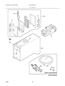 09 - Ice Maker parts for Electrolux Refrigerator GRFC2353AZA from AppliancePartsPros.com