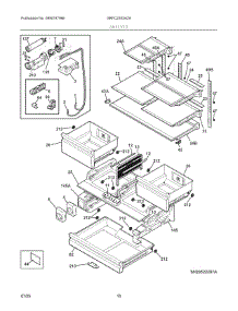 05 - Shelves parts for Electrolux Refrigerator GRFC2353AZA from AppliancePartsPros.com