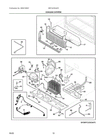 06 - Cooling System parts for Electrolux Refrigerator GRFG2353AF0 from AppliancePartsPros.com