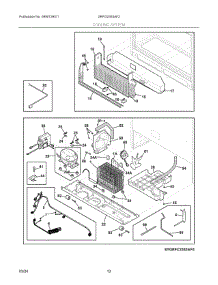 06 - Cooling System parts for Electrolux Refrigerator GRFG2353AF2 from AppliancePartsPros.com