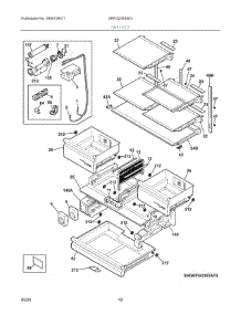 05 - Shelves parts for Electrolux Refrigerator GRFG2353AF2 from AppliancePartsPros.com