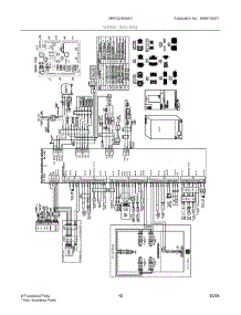 10 - Wiring Diagram parts for Electrolux Refrigerator GRFG2353AF2 from AppliancePartsPros.com