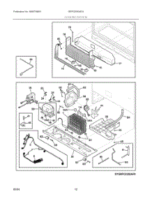 06 - Cooling System parts for Electrolux Refrigerator GRFG2353AF4 from AppliancePartsPros.com