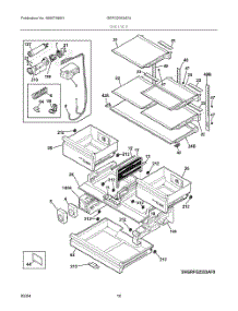 05 - Shelves parts for Electrolux Refrigerator GRFG2353AF4 from AppliancePartsPros.com