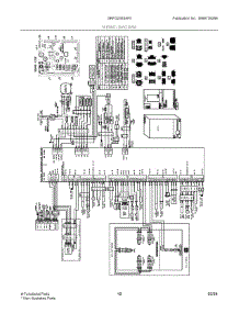 10 - Wiring Diagram parts for Electrolux Refrigerator GRFG2353AF5 from AppliancePartsPros.com