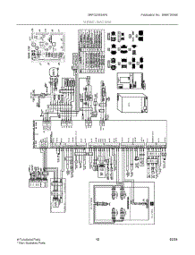 10 - Wiring Diagram parts for Electrolux Refrigerator GRFG2353AF6 from AppliancePartsPros.com