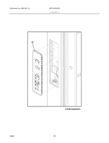 07 - Controls parts for Electrolux Refrigerator GRFG2353AF9 from AppliancePartsPros.com