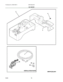 08 - Ice Maker parts for Electrolux Refrigerator GRFN2853AF0 from AppliancePartsPros.com