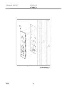07 - Controls parts for Electrolux Refrigerator GRFN2853AF0 from AppliancePartsPros.com