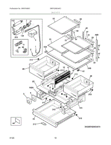 05 - Shelves parts for Electrolux Refrigerator GRFN2853AF2 from AppliancePartsPros.com