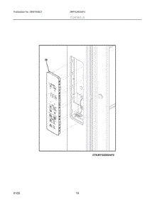 07 - Controls parts for Electrolux Refrigerator GRFN2853AF4 from AppliancePartsPros.com