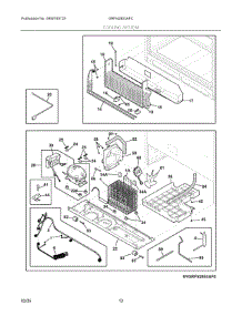 06 - Cooling System parts for Electrolux Refrigerator GRFN2853AFC from AppliancePartsPros.com