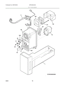 08 - Ice Container parts for Electrolux Refrigerator GRFS2853AD4 from AppliancePartsPros.com