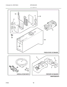 09 - Ice Maker parts for Electrolux Refrigerator GRFS2853AD9 from AppliancePartsPros.com