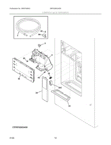 07 - Controls & Ice Dispenser parts for Electrolux Refrigerator GRFS2853AD9 from AppliancePartsPros.com