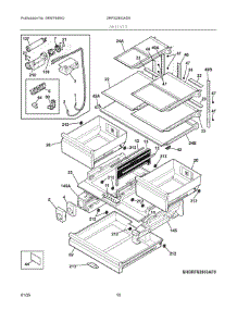 05 - Shelves parts for Electrolux Refrigerator GRFS2853AD9 from AppliancePartsPros.com