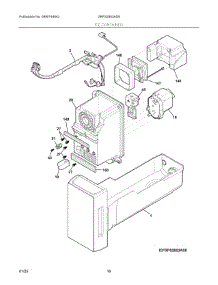 08 - Ice Container parts for Electrolux Refrigerator GRFS2853AD9 from AppliancePartsPros.com