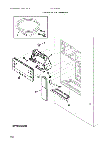 Controls & Ice Dispenser parts for Electrolux Refrigerator GRFS2853AF0 from AppliancePartsPros.com