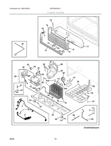 06 - Cooling System parts for Electrolux Refrigerator GRFS2853AF1 from AppliancePartsPros.com