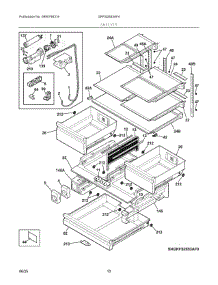 05 - Shelves parts for Electrolux Refrigerator GRFS2853AF4 from AppliancePartsPros.com