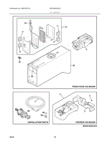 09 - Ice Maker parts for Electrolux Refrigerator GRFS2853AF8 from AppliancePartsPros.com