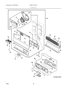 06 - Controls parts for Electrolux Refrigerator GRMC2273BF01 from AppliancePartsPros.com