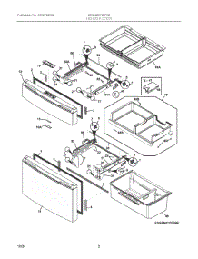 02 - Freezer Door parts for Electrolux Refrigerator GRMC2273BF02 from AppliancePartsPros.com