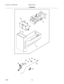 10 - Ice Maker parts for Electrolux Refrigerator GRMC2273CD01 from AppliancePartsPros.com