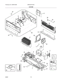 07 - System parts for Electrolux Refrigerator GRMC2273CD01 from AppliancePartsPros.com