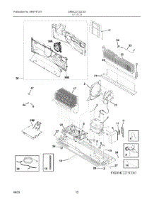 07 - System parts for Electrolux Refrigerator GRMC2273CD03 from AppliancePartsPros.com