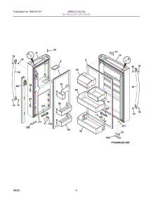 03 - Refrigerator Door parts for Electrolux Refrigerator GRMC2273CD03 from AppliancePartsPros.com