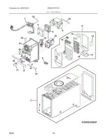09 - Ice Container parts for Electrolux Refrigerator GRMC2273CF01 from AppliancePartsPros.com