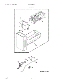 10 - Ice Maker parts for Electrolux Refrigerator GRMC2273CF01 from AppliancePartsPros.com