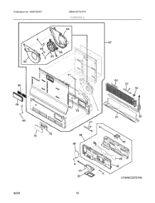 06 - Controls parts for Electrolux Refrigerator GRMC2273CF01 from AppliancePartsPros.com