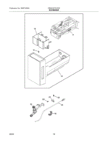 10 - Ice Maker parts for Electrolux Refrigerator GRMC2273CF02 from AppliancePartsPros.com