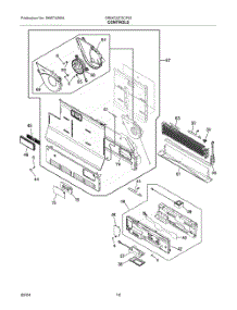 06 - Controls parts for Electrolux Refrigerator GRMC2273CF02 from AppliancePartsPros.com