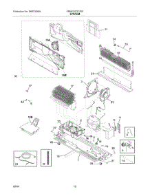 07 - System parts for Electrolux Refrigerator GRMC2273CF02 from AppliancePartsPros.com