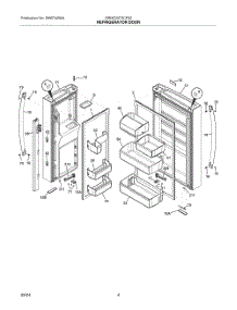 03 - Refrigerator Door parts for Electrolux Refrigerator GRMC2273CF02 from AppliancePartsPros.com