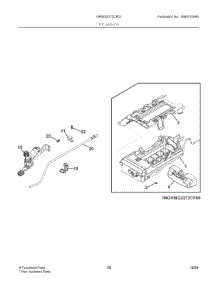 09 - Ice Maker parts for Electrolux Refrigerator GRMG2272CF02 from AppliancePartsPros.com